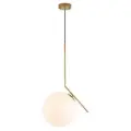 Подвесной светильник ST Luce Codda SL1148.313.01, цвет Белый/Латунь, материал Металл/Стекло