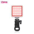 Ulanzi VL49RGB (White) Magnetic Full-Color Fill Light Clip Set, Portable LED Pocket Dual-Color Temperature Photography Light, for Mirrorless Cameras, Smartphones, Indoor Portrait Effects