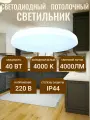 Светильник Foton Lighting FL-LED, накладной, 40Вт, IP44, белый