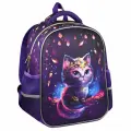 Ранец Феникс+ Кошечка, для девочек, полиэстер, 27,5 x 37,5 x 14,5 см