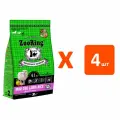 Сухой корм Zooring Dog Mini Lamb & Rice для взрослых собак маленьких пород с чувствительным пищеварением с ягненком и рисом, 2 кг 4 шт