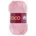 Пряжа Vita cotton Coco чайная роза (3866), 100%мерсеризованный хлопок, 240м, 50г, 5шт