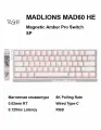 Клавиатура MADLIONS MAD60 HE, RGB, белое