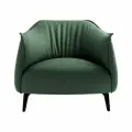 Кресло дизайнерское BELLO STANDART из экокожи. Цвет зеленый. Размер 63x72x79 (д/ш/в)