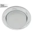 (5 шт.) Светильник точечный ЭРА KL 77 AL/WH /1 Gx53,220V, 13W, серебро/белый