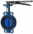Затвор дисковый поворотный чугун Ду 40 Ру16 межфл с рукояткой диск чугун манжета EPDM EURO Benarmo