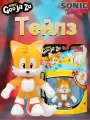 Moose Heroes of Goo Jit Zu Sonic The Hedgehog Glow Surge Tails / Детская светящаяся в темноте игрушка модель персонажа