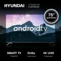Телевизор LED Hyundai Android TV H-LED75BU7009 черный