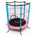 Детский батут DFC SMRKids с сеткой - 140 см (розовый)