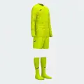 Вратарская форма JOMA, комплект из рубашки, шорт, гетр желтый цвет