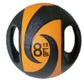 Мяч тренировочный (медицинбол) с хватами 8 кг Original FitTools