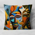 Подушка декоративная Люди Пикассо 40х40 велюр
