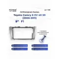 Рамка для магнитолы переходная Toyota Camry 6 XV 40 50 (2006-2011) F1 9 дюймов с проводкой