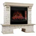 Электрокамин маркеткамин Rockland Lux 25/25,5 WT + очаг firefield 25, звуковая имитация горения