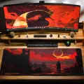 Игровой коврик для мыши DigitalRazor Elden Ring pixel Red 900x400x4mm, красный, чёрный