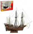 Сборная масштабная модель корабля Парусный военный корабль Орёл, набор из пластика, конструктор для склеивания судна 1:100, развитие внимания и терпения
