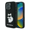 Karl Lagerfeld чехол для iPhone 16 Pro Max, 3D Rubber NFT Choupette черный
