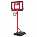 Баскетбольная стойка One piece SBA305, красная, для внутреннего двора