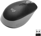 Мышь Logitech M190, оптическая, беспроводная, USB, черный и серый [910-005906]