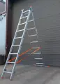 Лестница 4209 Sarayli 2х9 двухсекционная алюминиевая 4,15м