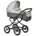 Коляска-люлька Indigo BLUES Classic всесезонная, классическая (03), серый