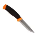 Нож туристический Morakniv Companion F Orange, нержавеющая сталь, прорезиненная рукоять с оранжевыми накладками