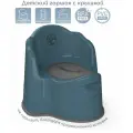 Горшок детский с крышкой AMAROBABY Ergonomic, бирюзовый