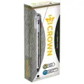CROWN Набор гелевых ручек Hi-Jell, 0.35 мм, черный цвет чернил, 12 шт.