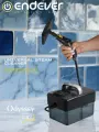 Пароочиститель ручной Endever Odyssey Q-807, 2 в 1, мощность 2000Вт, 6 режимов, черный