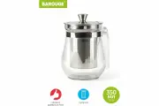 Заварочный стеклянный чайник с металлическим ситом BAROUGE BF-513/50 350 мл BF-513 350 мл/чайник