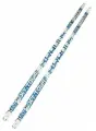 Лыжи беговые пластиковые с насечкой 185 см STC Степ Brados XT TOUR BLUE