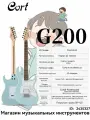 Cort G200 (SKB цвет небесно-голубой, конфигурация звукоснимателей S-S-H, тремоло с одним поворотом) + большой подарочный набор