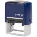 Штамп STAFF Printer 8027 прямоугольный самонаборный, 60х40 мм синий синий темно-синий 1 шт. синий