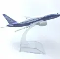 Модель самолета металлическая 16см. Boeing 787, Японские авиалинии, фабричное производство, на подставке
