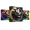 Вентилятор для корпуса be quiet! LIGHT WINGS ARGB PWM high-speed 3-Pack (BL079), 140 мм, 2200 об/мин, 31 дБ, CFM 71.7, 4-pin, подшипник скольжения
