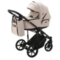 Люлька и прогулочная коляска Adamex Ziko Z-TK20, поворотные колеса, бежевая