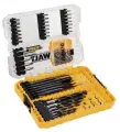 Набор оснастки DeWalt Impact, для слесарных/ремонтных работ, 57 предметов, в кейсе биты и сверл DT70758 ударных 57шт
