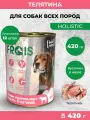 Влажный корм для собак Frais Holistic сочные кусочки мяса в желе с телятиной, 420 г х 12 шт