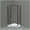 BelBagno Душевой уголок UNO-195-P-1-100-C-NERO