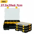 Органайзер пластиковый модульный Deli DL432062 (17 ячеек, 9 съёмных перегородок)