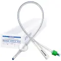 APEXMED Катетер Фолея урологический женский Ch/Fr 14, двухходовой, силиконовый, 10 шт, уретральный