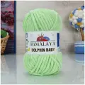 Пряжа Dolphin baby (HIMALAYA), салат - 80350, 100% полиэстер, 5 мотков, 100 г, 120 м.