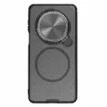 Чехол прозрачный тонированный (Transparent Black) от Nillkin с металлической крышкой и MagSafe на Huawei Mate 70 Pro/70 Pro+, серия CamShield Prop Magnetic Case