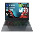 Ноутбук игровой Thunderobot Gravity 16 Max, Intel Core i9-14900HX, 16 ГБ,1 ТБ, GeForce RTX 4070 8 ГБ, Windows 11, Серый