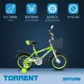 Детский велосипед TORRENT Saturn (1 скорость, добавочные колеса, рама сталь, колеса 14, корзина)
