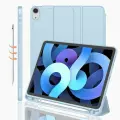 Чехол для iPad Air 11 M3 (2025), Air 11 M2 (2024), Air 5 (2022), Air 4 (2020) Тройное Сложение TPU Case Light Blue
