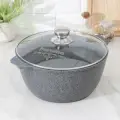 Кастрюля Мечта Premium Grey 4 л антипригарное покрытие стеклянная крышка