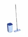Швабра с отжимом и ведром VETTA, для уборки, для мытья полов, ведро 12 л, поворотная швабра 32х124см, 2 насадки 32х12см