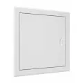 Люк ревизионный металлический на магнитах 300х300 (отверстие) белый 360х360 Evecs ЛТ3030Мп