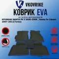 Коврики для HYUNDAI SANTA FE I 2000-2006 , Santa Fe Classic 2007-2012(Тагаз)
